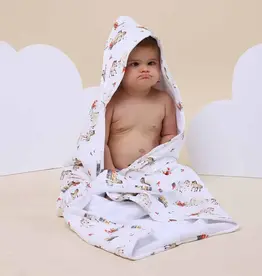 Snuggle Hunny Kids Snuggle Hunny Organic Hooded Baby Towel Pony Pals