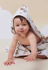 Snuggle Hunny Kids Snuggle Hunny Organic Hooded Baby Towel Diggers & Tractors