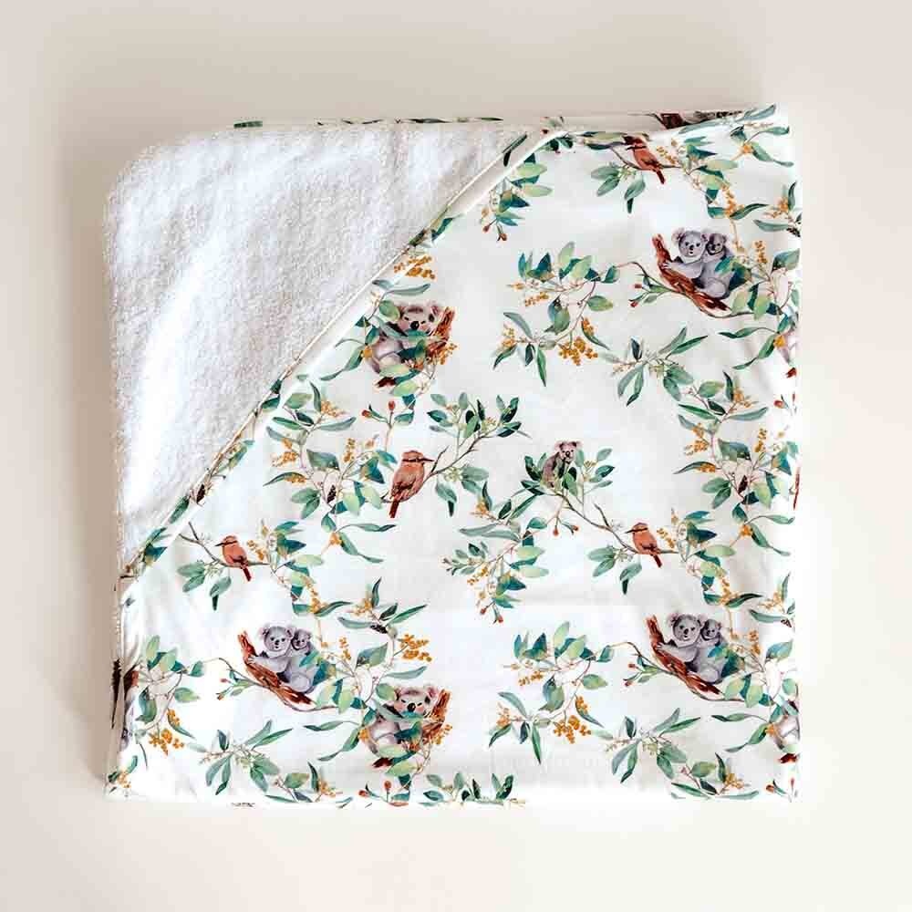 Snuggle Hunny Kids Snuggle Hunny Organic Extra Large Hooded Bath Towel Eucalypt