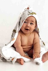 Snuggle Hunny Kids Snuggle Hunny Organic Extra Large Hooded Bath Towel Safari