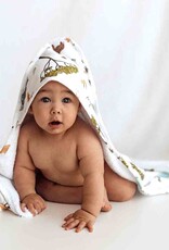 Snuggle Hunny Kids Snuggle Hunny Organic Extra Large Hooded Bath Towel Safari