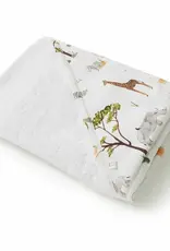 Snuggle Hunny Kids Snuggle Hunny Organic Extra Large Hooded Bath Towel Safari