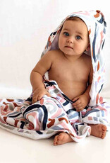Snuggle Hunny Kids Snuggle Hunny Organic Extra Large Hooded Bath Towel Rainbow