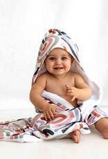 Snuggle Hunny Kids Snuggle Hunny Organic Extra Large Hooded Bath Towel Rainbow