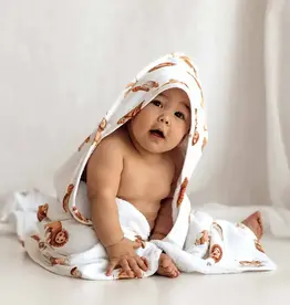 Snuggle Hunny Kids Snuggle Hunny Organic Extra Large Hooded Bath Towel Lion