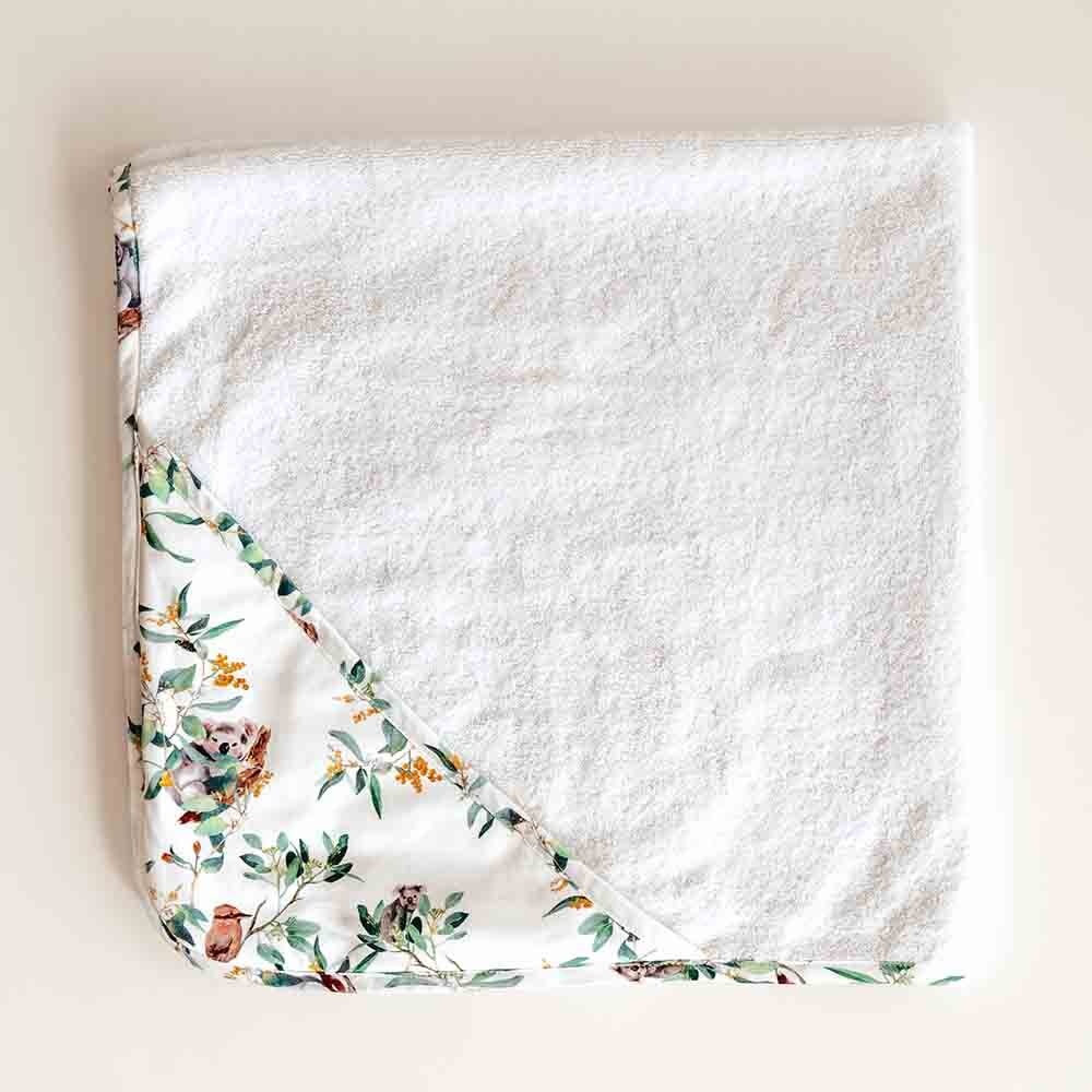 Snuggle Hunny Kids Snuggle Hunny Organic Extra Large Hooded Bath Towel Eucalypt