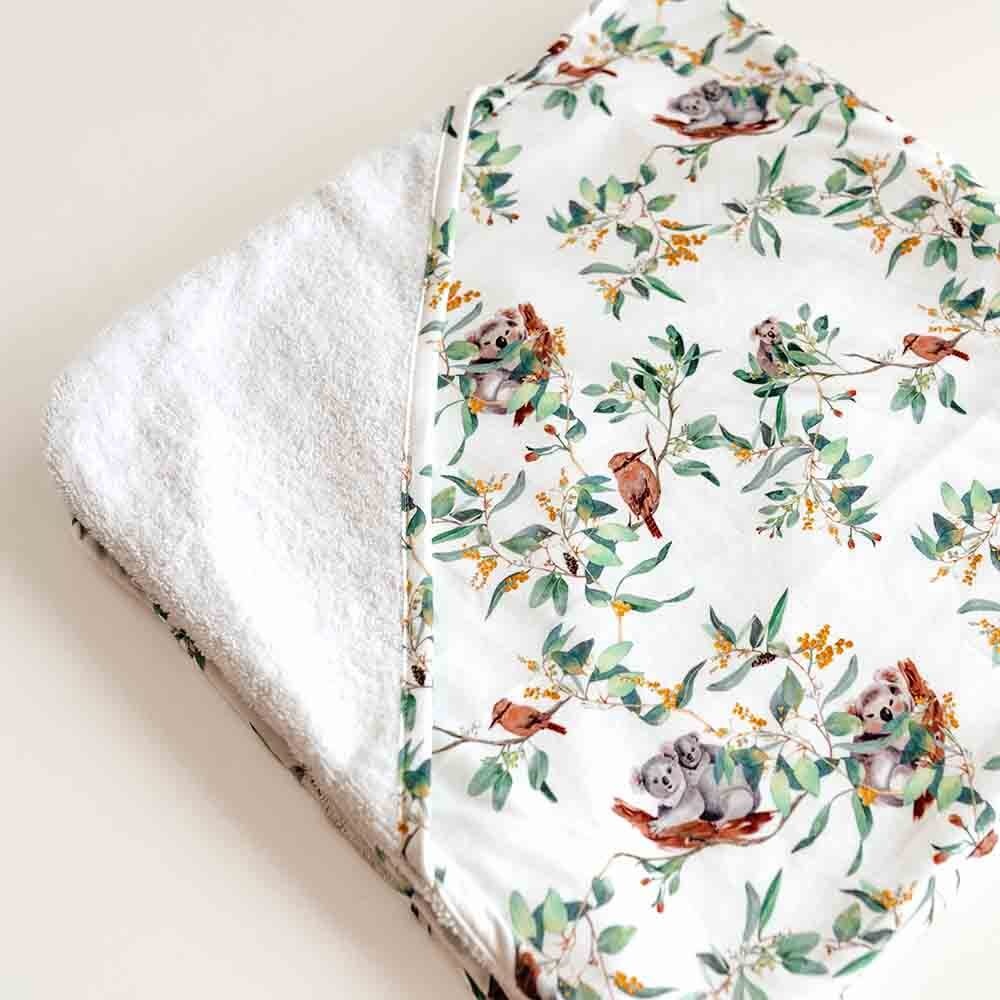 Snuggle Hunny Kids Snuggle Hunny Organic Extra Large Hooded Bath Towel Eucalypt