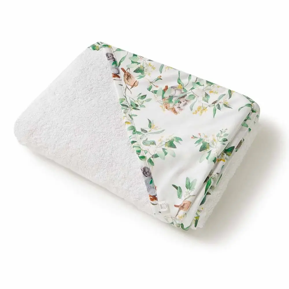 Snuggle Hunny Kids Snuggle Hunny Organic Extra Large Hooded Bath Towel Eucalypt