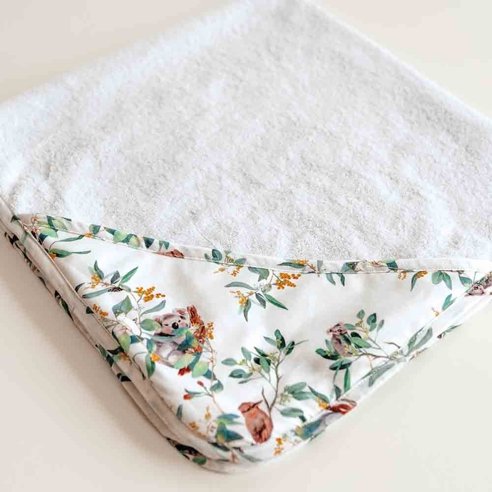 Snuggle Hunny Kids Snuggle Hunny Organic Extra Large Hooded Bath Towel Eucalypt