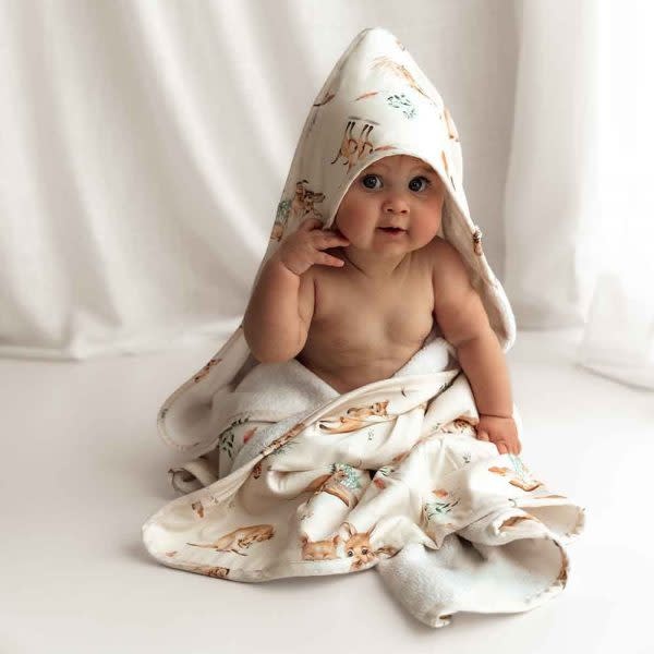Snuggle Hunny Kids Snuggle Hunny Organic Extra Large Hooded Bath Towel Kanga