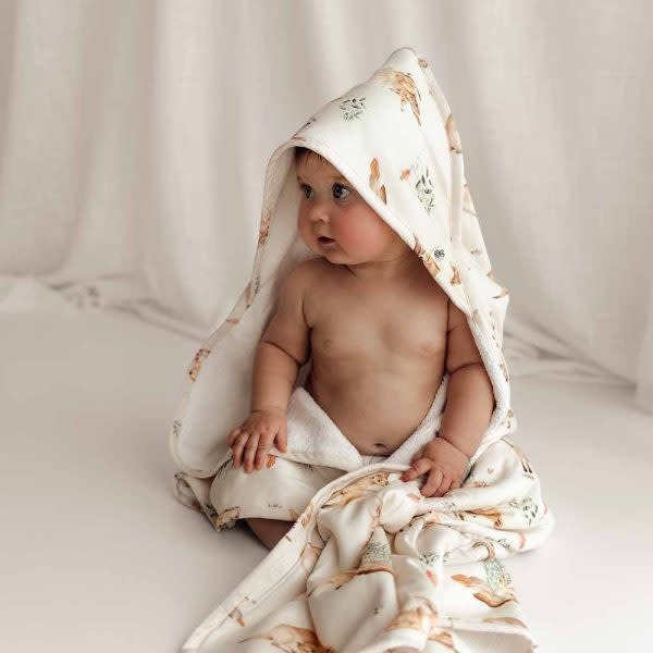 Snuggle Hunny Kids Snuggle Hunny Organic Extra Large Hooded Bath Towel Kanga