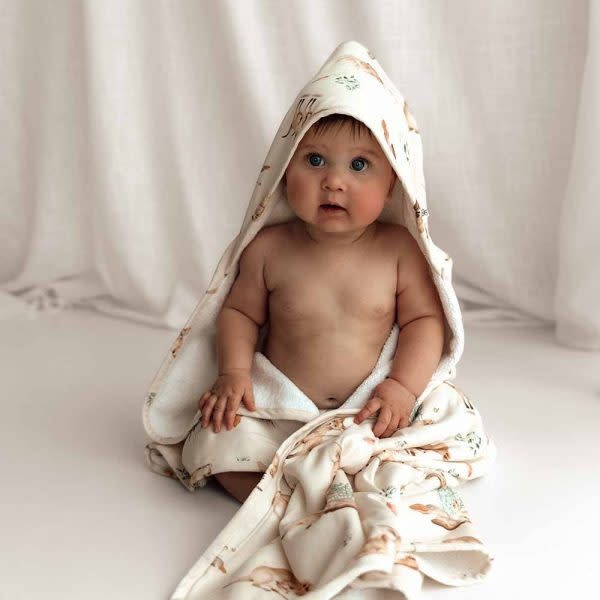 Snuggle Hunny Kids Snuggle Hunny Organic Extra Large Hooded Bath Towel Kanga