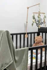 Bub2Kids Bub2Kids 100% Organic Cotton Knitted Blanket - 80x100 cm - Sage