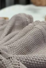 Bub2Kids Bub2Kids 100% Organic Cotton Knitted Blanket - 80x100 cm - Lilac