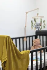 Bub2Kids Bub2Kids 100% Organic Cotton Knitted Blanket - 80x100 cm - Mustard