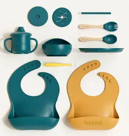 Bub2Kids Bub2Kids 12 Piece All-in-One Silicon Feeding Set