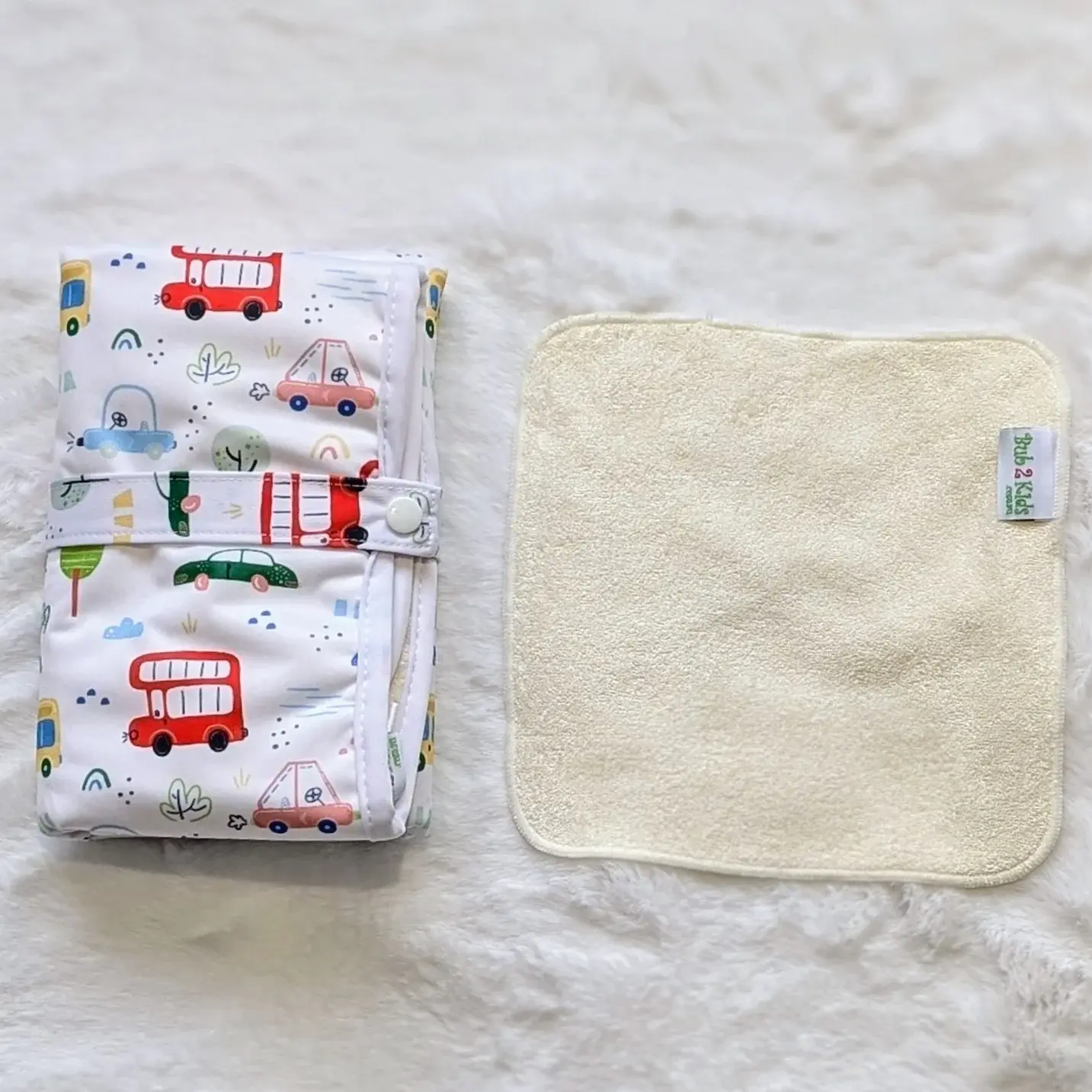 Bub2Kids Bub2Kids Portable Nappy Change Mats - Vehicles