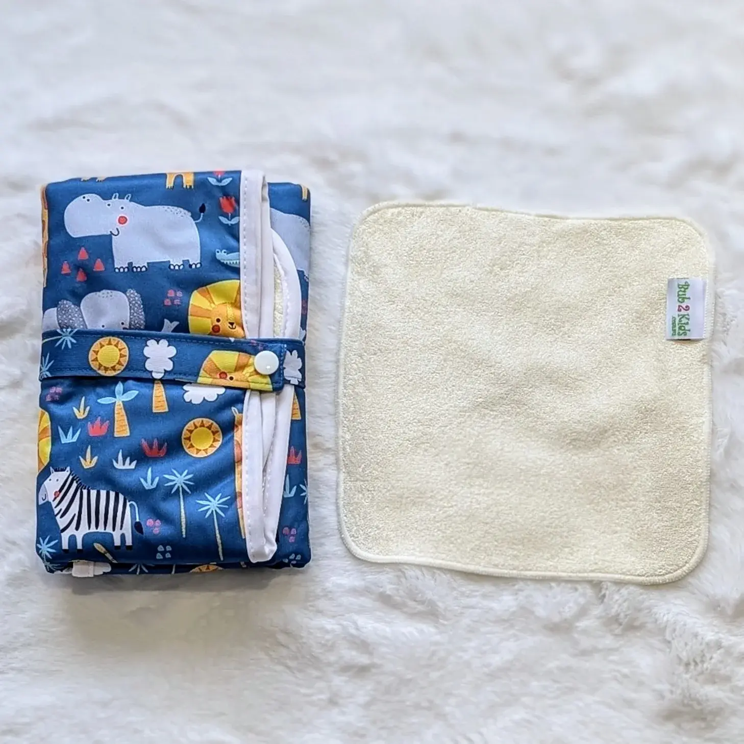 Bub2Kids Bub2Kids Portable Nappy Change Mats - Zoo Animals