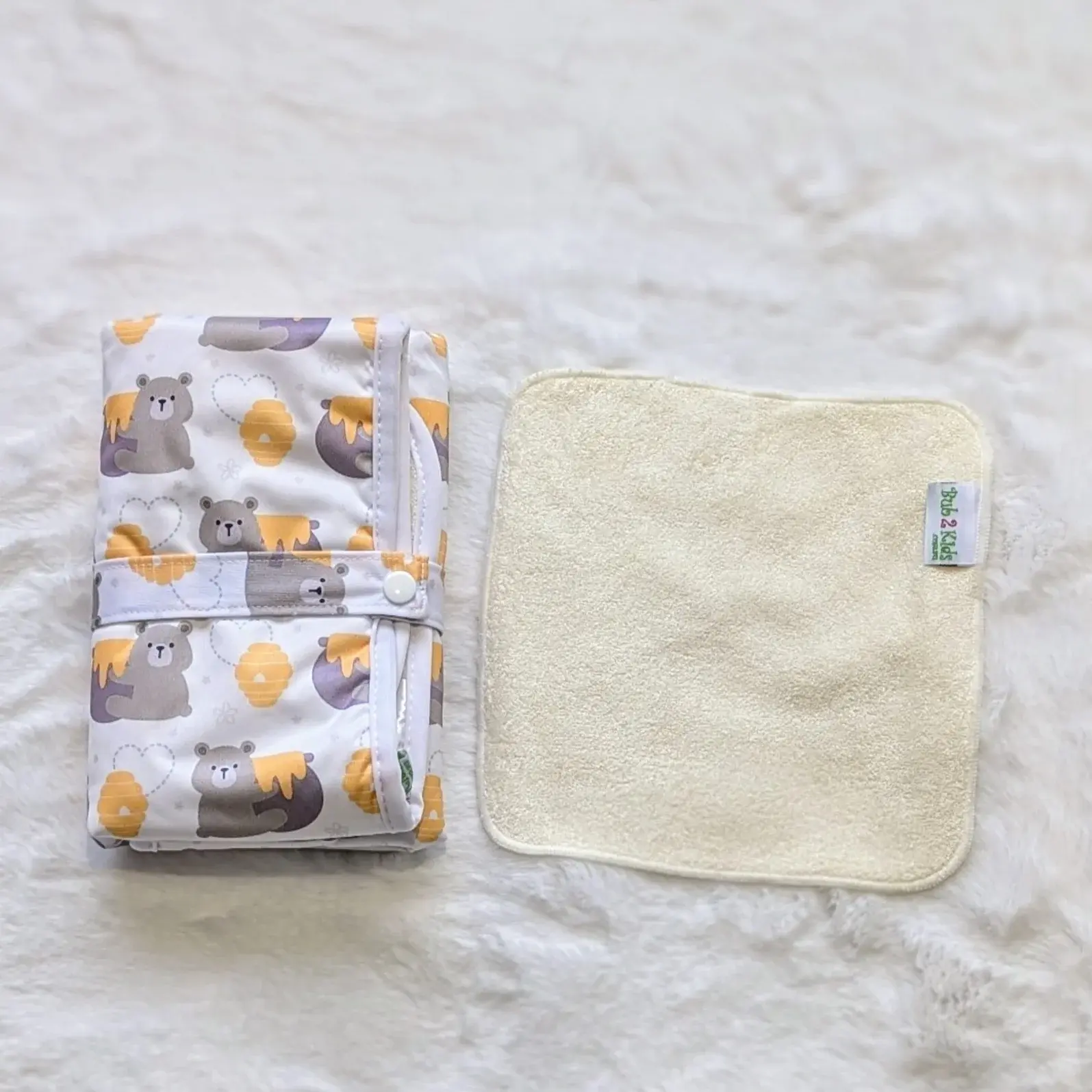 Bub2Kids Bub2Kids Portable Nappy Change Mats - Honey Bear