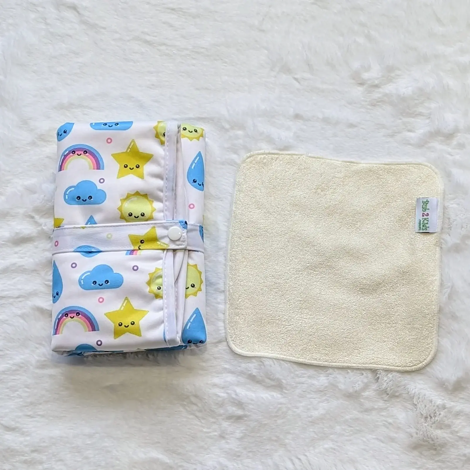 Bub2Kids Bub2Kids Portable Nappy Change Mats - Lullaby Skies