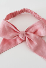 Snuggle Hunny Kids Snuggle Hunny Linen Headbow Wrap - Baby Pink