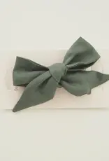 Snuggle Hunny Kids Snuggle Hunny Linen Headbow Wrap - Dusty Olive