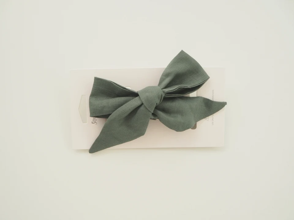Snuggle Hunny Kids Snuggle Hunny Linen Headbow Wrap - Dusty Olive