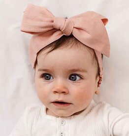Snuggle Hunny Kids Snuggle Hunny Linen Headbow Wrap - Rust