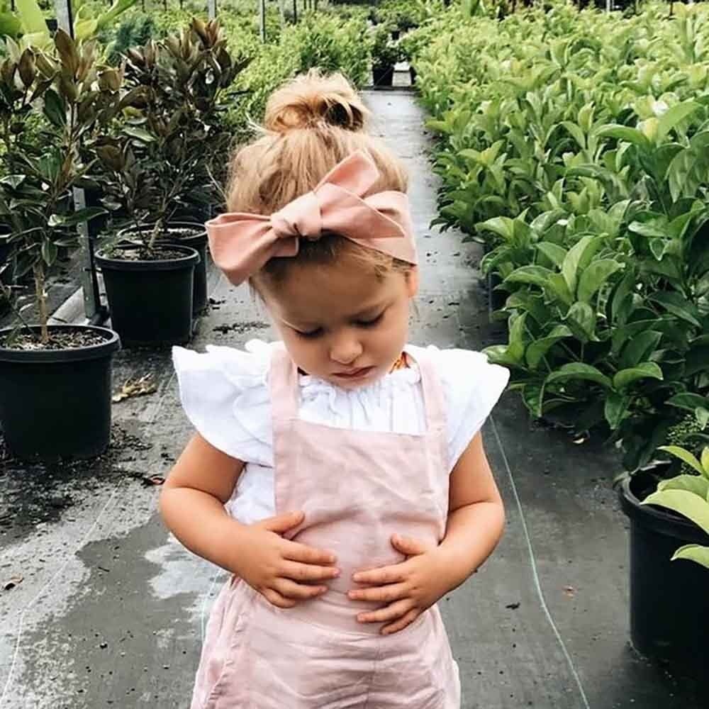 Snuggle Hunny Kids Snuggle Hunny Linen Headbow Wrap - Rust
