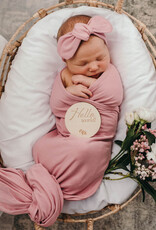 Snuggle Hunny Kids Snuggle Hunny Jersey Wrap Set w/ matching headwear - Jewel