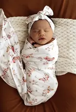 Snuggle Hunny Kids Snuggle Hunny Jersey Wrap Set w/ matching headwear - Butterfly