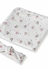 Snuggle Hunny Kids Snuggle Hunny Jersey Wrap Set w/ matching headwear - Heart