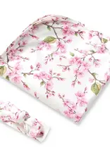 Snuggle Hunny Kids Snuggle Hunny Organic Jersey Wrap & Topknot Set Cherry Blossom