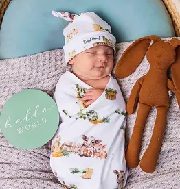 Snuggle Hunny Kids Snuggle Hunny Organic Jersey Wrap & Beanie Set Farm