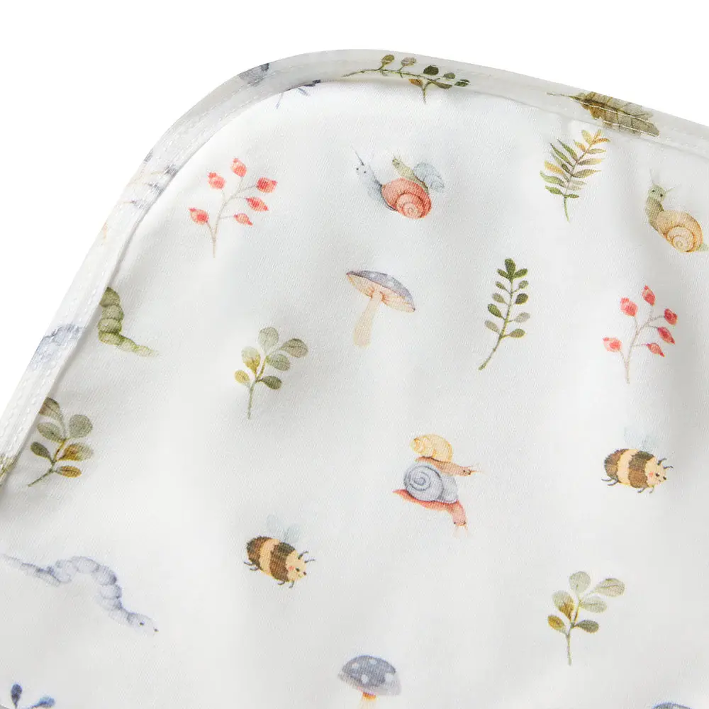 Snuggle Hunny Kids Snuggle Hunny Organic Jersey Wrap & Beanie Set Garden Friends