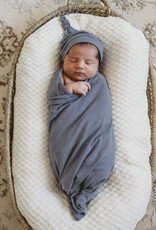 Snuggle Hunny Kids Snuggle Hunny Baby Jersey Wrap w/ matching headwear Indigo