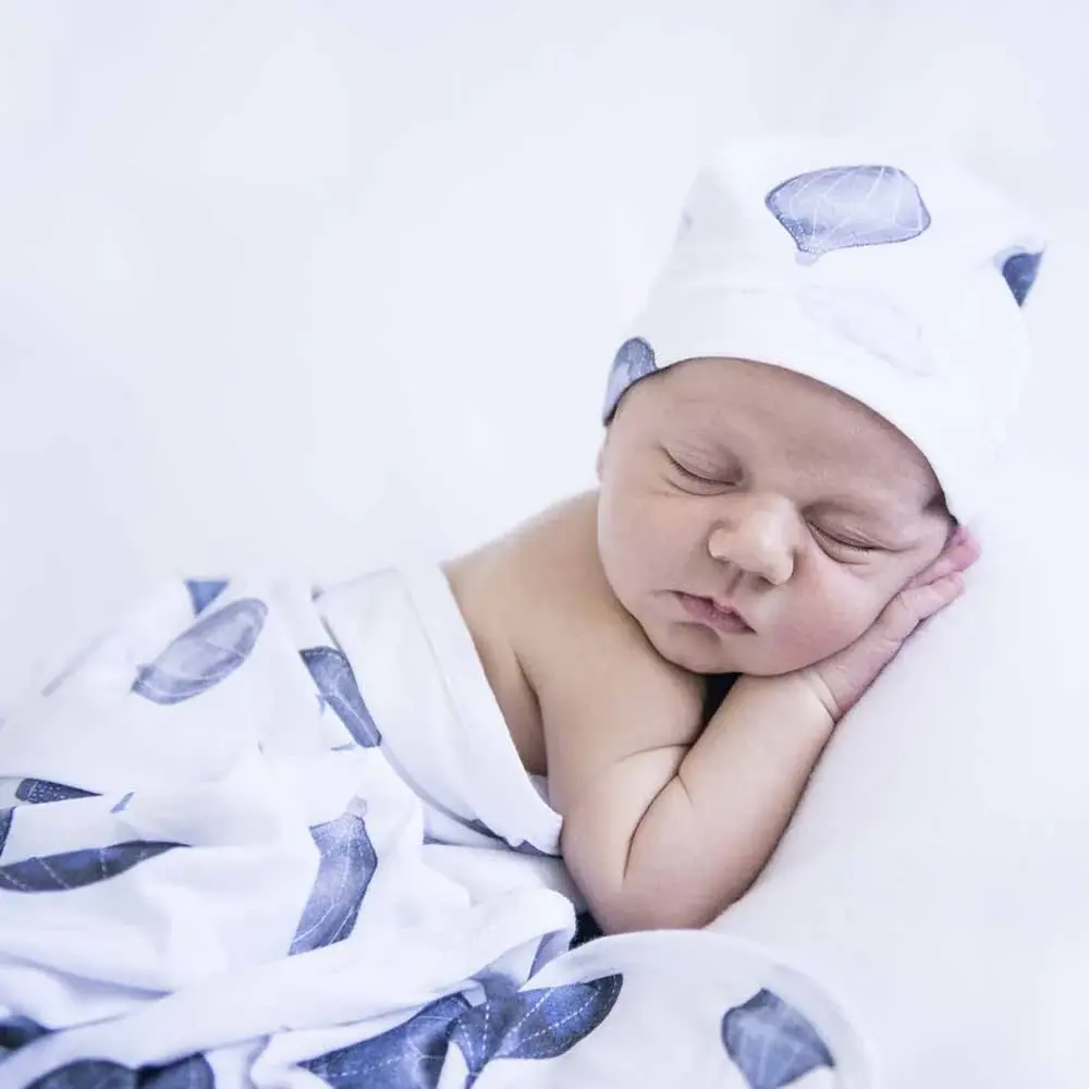 Snuggle Hunny Kids Snuggle Hunny Baby Jersey Wrap w/ matching headwear Cloud Chaser