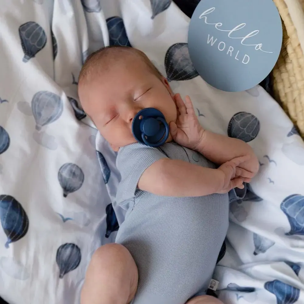 Snuggle Hunny Kids Snuggle Hunny Baby Jersey Wrap w/ matching headwear Cloud Chaser