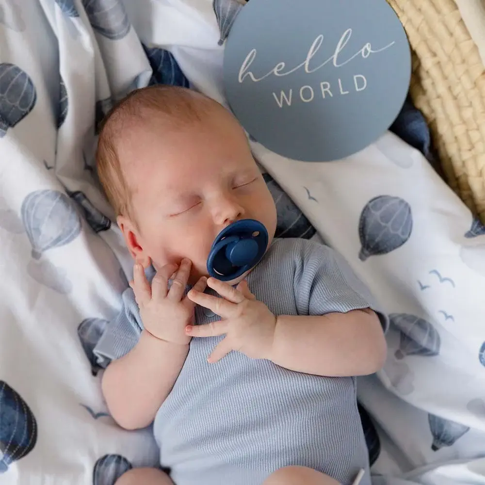Snuggle Hunny Kids Snuggle Hunny Baby Jersey Wrap w/ matching headwear Cloud Chaser