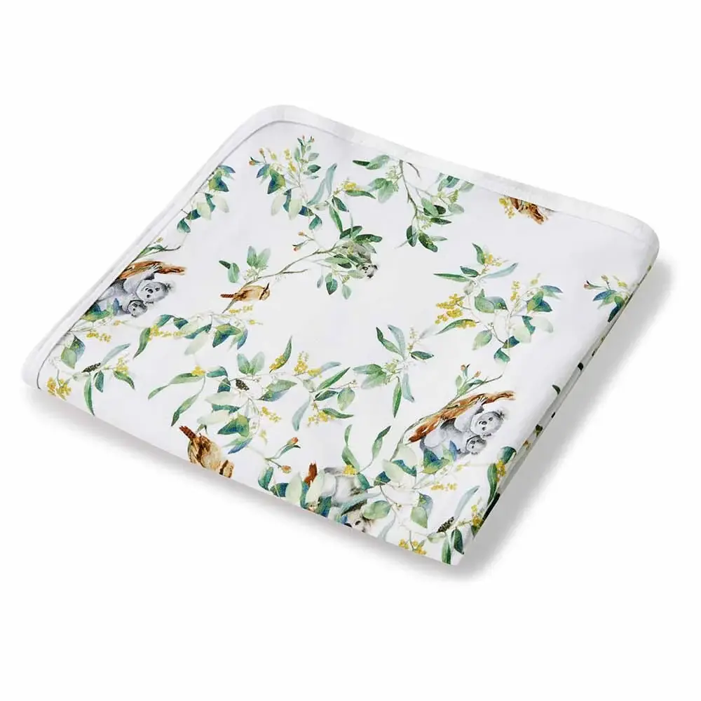 Snuggle Hunny Kids Snuggle Hunny Baby Jersey Wrap w/ matching headwear Eucalypt