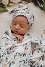 Snuggle Hunny Kids Snuggle Hunny Baby Jersey Wrap w/ matching headwear Eucalypt