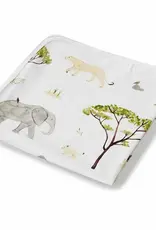 Snuggle Hunny Kids Snuggle Hunny Baby Jersey Wrap w/ matching headwear Safari