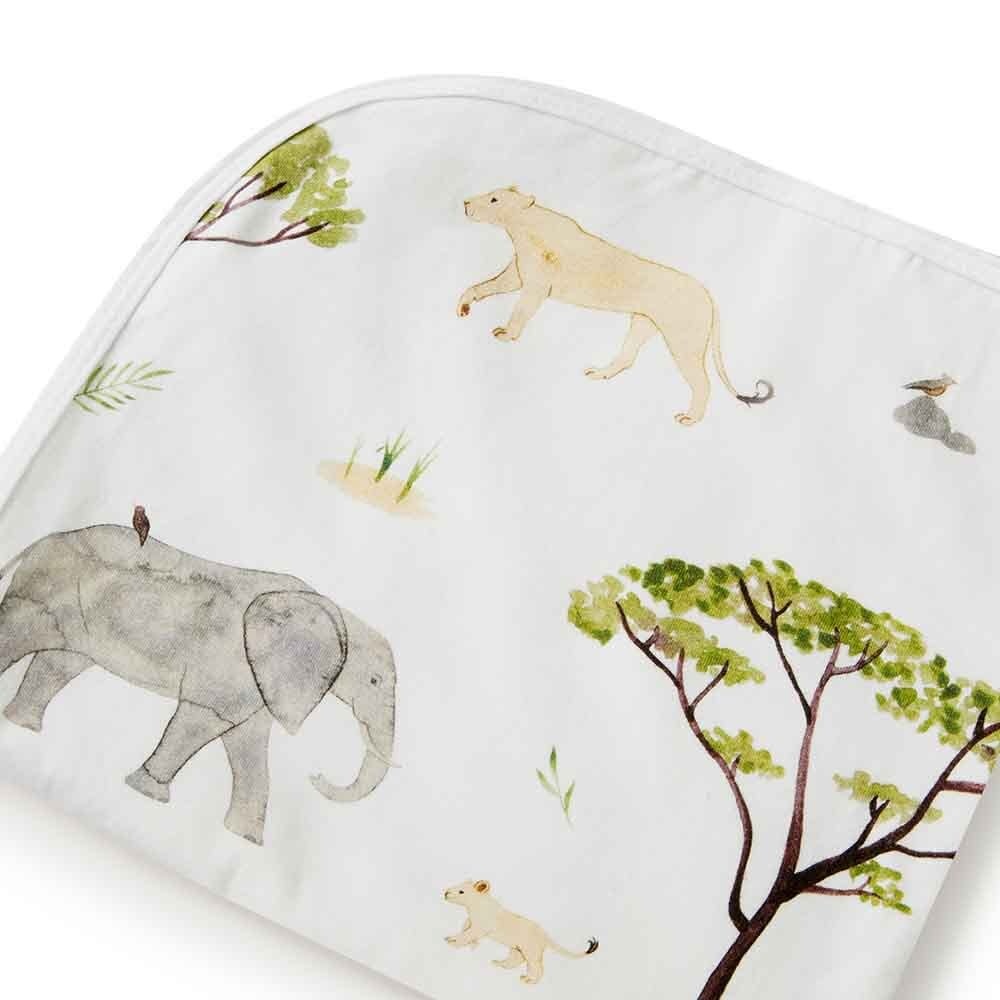 Snuggle Hunny Kids Snuggle Hunny Baby Jersey Wrap w/ matching headwear Safari
