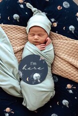 Snuggle Hunny Kids Snuggle Hunny Baby Jersey Wrap w/ matching headwear Sage