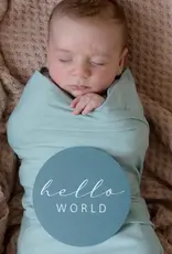 Snuggle Hunny Kids Snuggle Hunny Baby Jersey Wrap w/ matching headwear Sage