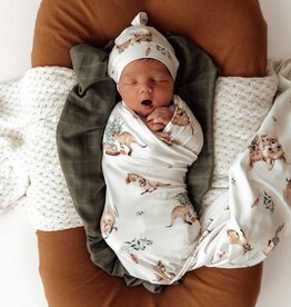 Snuggle Hunny Kids Snuggle Hunny Baby Jersey Wrap w/ matching headwear Kanga