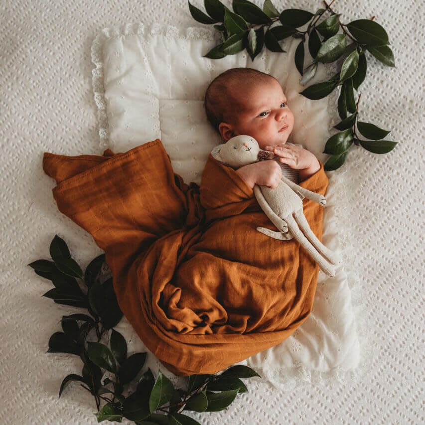 Snuggle Hunny Kids Snuggle Hunny Organic Muslin Wrap - Bronze
