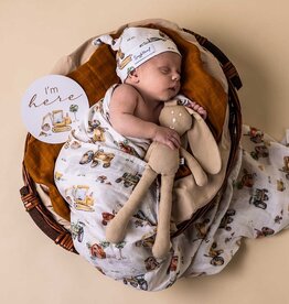 Snuggle Hunny Kids Snuggle Hunny Organic Muslin Wrap - Diggers & Tractors