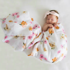Snuggle Hunny Kids Snuggle Hunny Organic Muslin Wrap - Poppy