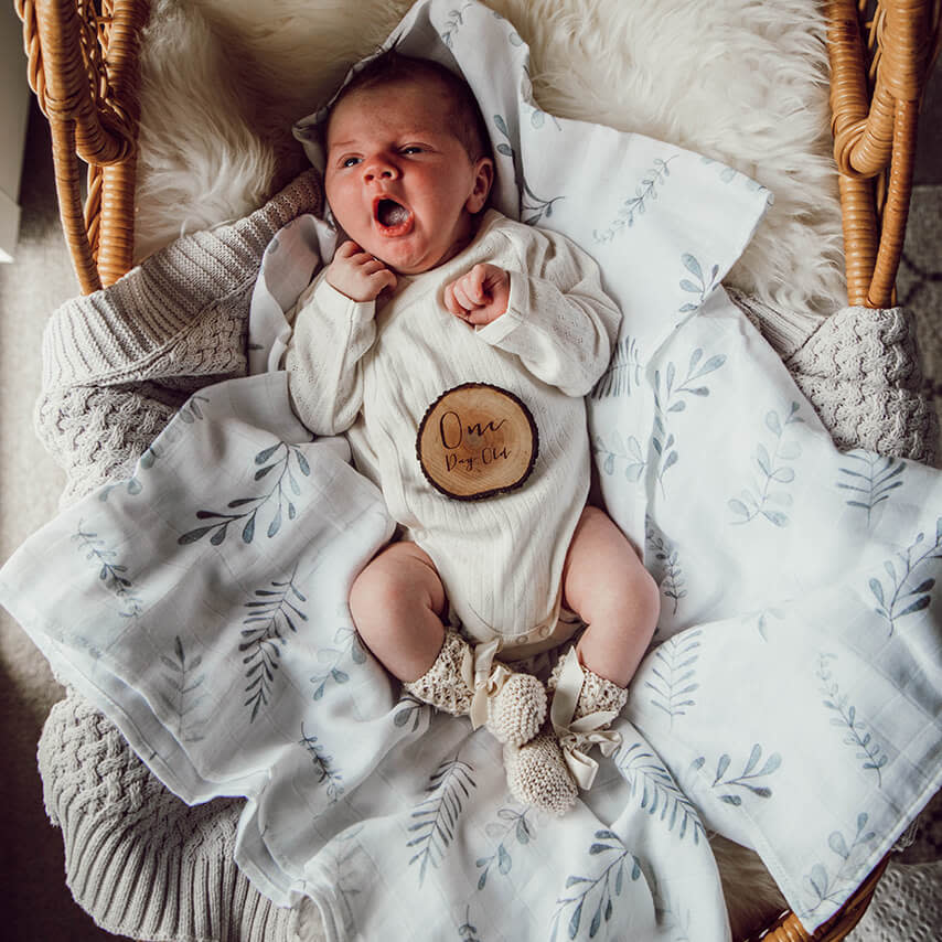 Snuggle Hunny Kids Snuggle Hunny Organic Muslin Wrap - Wild Fern